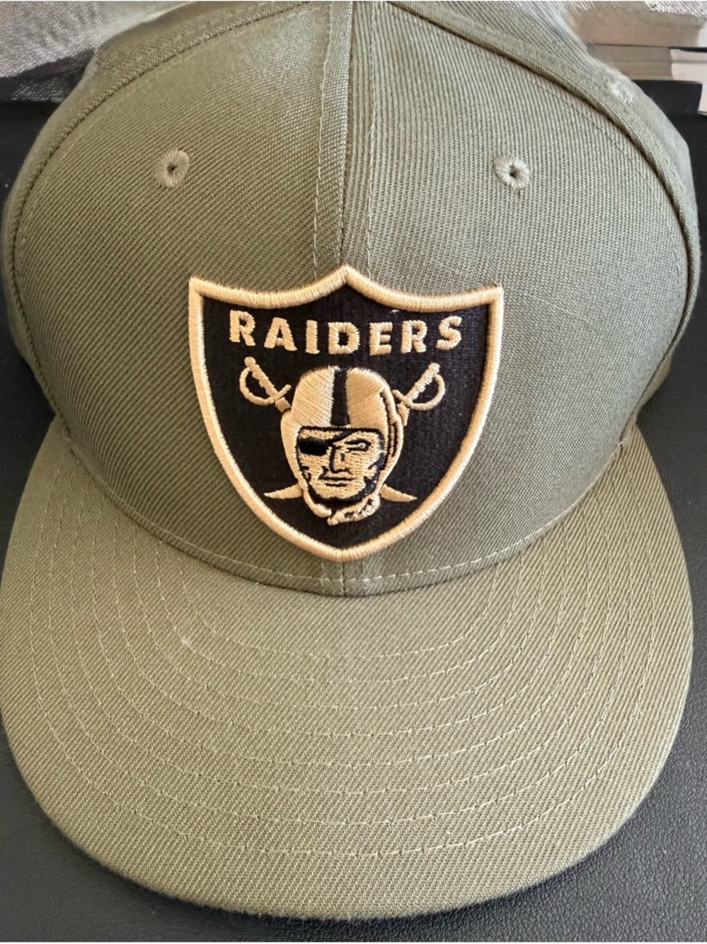 NFL Olive Green Embroidered Logo Cap